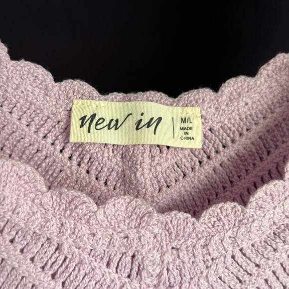 Knit Floral Crop - Picture 2 of 5